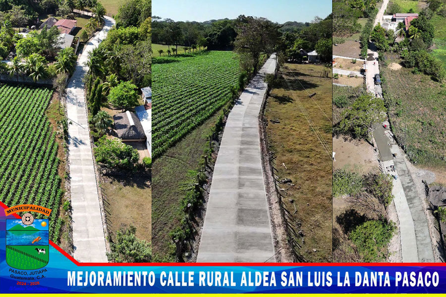 Avanza el Mejoramiento de la Calle Rural en Aldea San Luis La Danta ...
