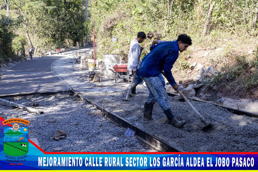 Avanza el Mejoramiento de Calle Rural en Aldea El Jobo – Municipalidad ...
