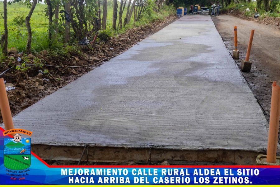 Avanza proyecto de mejoramiento de calle rural en Aldea El Sitio ...